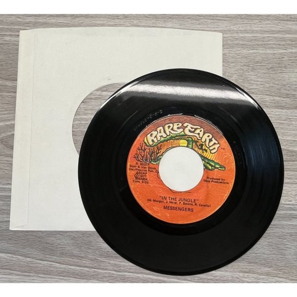 Messengers In the Jungle / Thats the Way a Woman Is 45 Record Garage Rock Psych - Picture 4 of 4